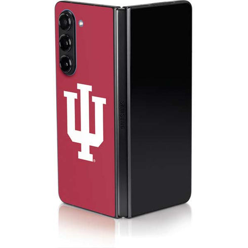 Indiana University IU Logo Galaxy Z Fold5 5G Skin