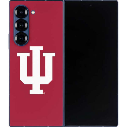 Indiana University IU Logo Galaxy Z Fold6 Skin