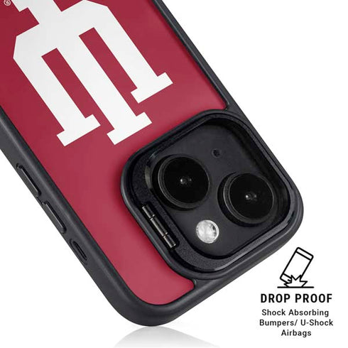 Indiana University IU Logo iPhone 14 Plus Kickstand Case