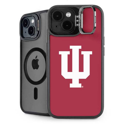 Indiana University IU Logo iPhone 15 Plus Kickstand Case