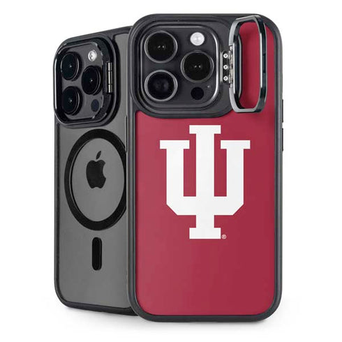 Indiana University IU Logo iPhone 15 Pro Max Kickstand Case