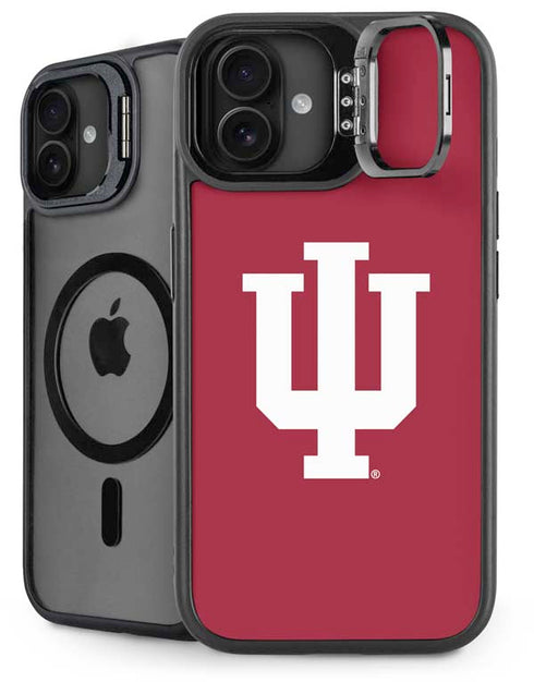 Indiana University IU Logo iPhone 16 Plus Kickstand Case