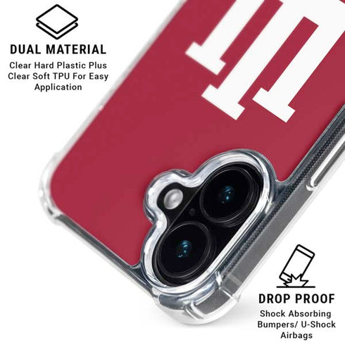 Indiana University IU Logo iPhone 16 Plus MagSafe Case