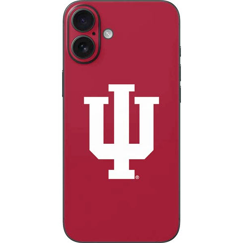 Indiana University IU Logo iPhone 16 Plus Skin