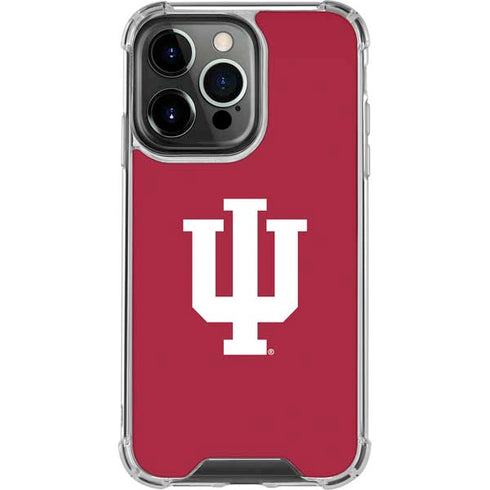 Indiana University IU Logo iPhone 16 Pro Clear Case