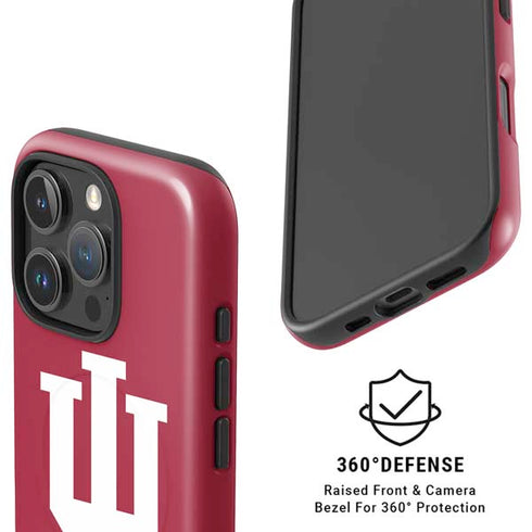 Indiana University IU Logo iPhone 16 Pro Magsafe Impact Case
