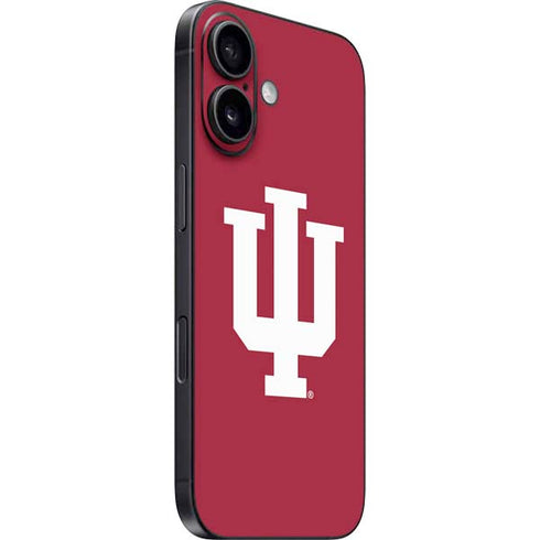 Indiana University IU Logo iPhone 16 Skin