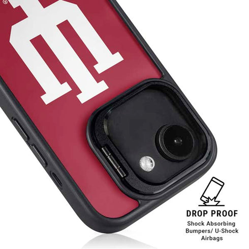 Indiana University IU Logo iPhone 16e Kickstand Case