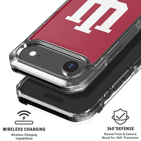 Indiana University IU Logo iPhone 17 Air Clear Case