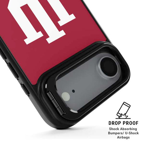 Indiana University IU Logo iPhone 17 Air Kickstand Case