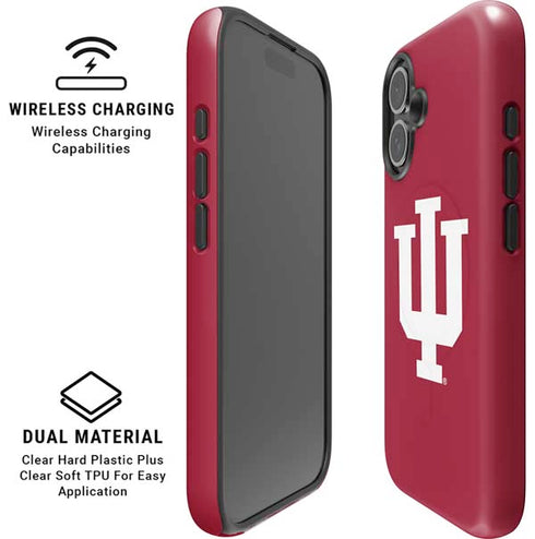 Indiana University IU Logo iPhone 17 Magsafe Impact Case