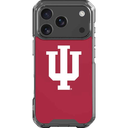 Indiana University IU Logo iPhone 17 Pro Clear Case