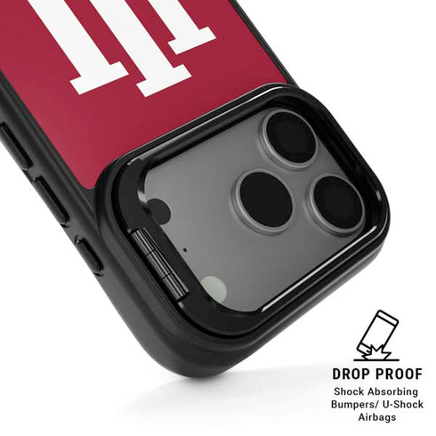 Indiana University IU Logo iPhone 17 Pro Kickstand Case