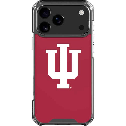 Indiana University IU Logo iPhone 17 Pro Max Clear Case