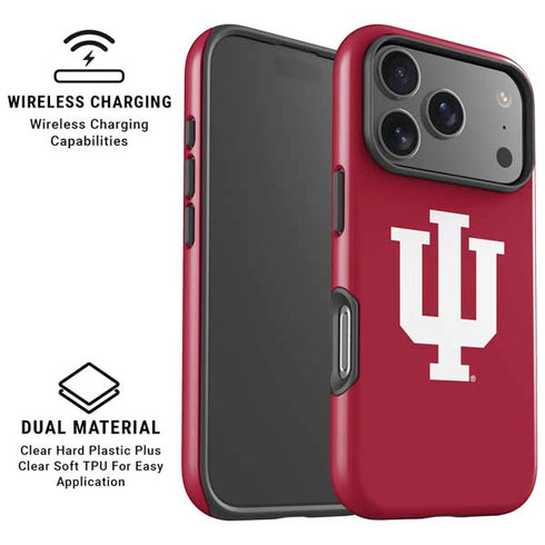 Indiana University IU Logo iPhone 17 Pro Max Magsafe Impact Case