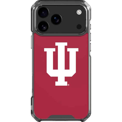Indiana University IU Logo iPhone 18 Pro Max Clear Case