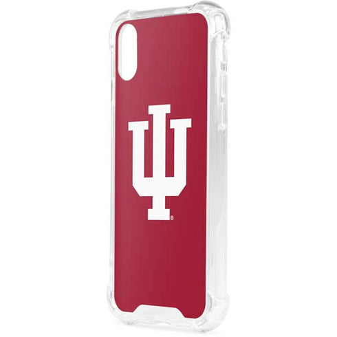 Indiana University IU Logo iPhone XS Clear Case