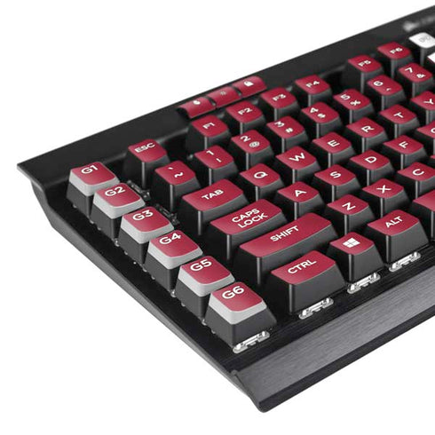 Indiana University IU Logo K95 RGB PLATINUM Mechanical Gaming Keyboard Skin
