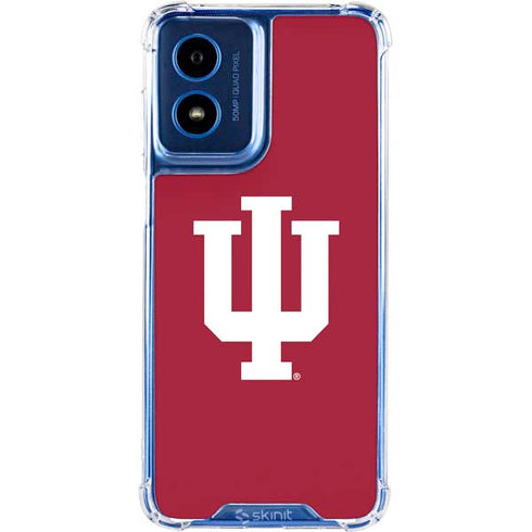 Indiana University IU Logo Moto G 5G (2024) Clear Case