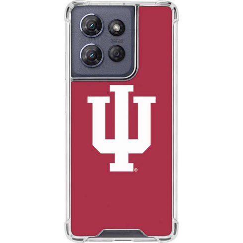 Indiana University IU Logo Moto G Play 5G (2025) Clear Case