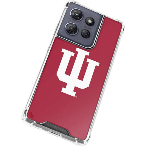 Indiana University IU Logo Moto G Play 5G (2025) Clear Case