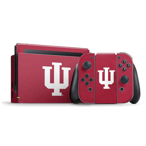 Indiana University IU Logo Nintendo Skins