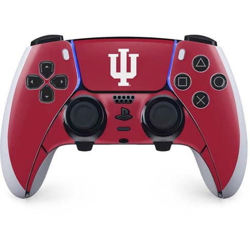 Indiana University IU Logo PS5 DualSense Edge Pro Controller Skin
