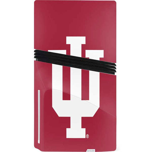 Indiana University IU Logo PS5 Pro Disk Bundle Skin