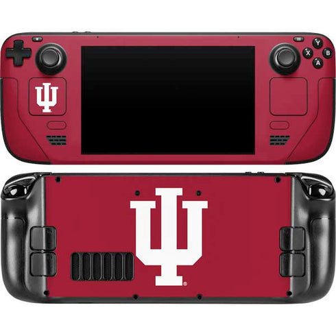 Indiana University IU Logo Steam Deck Handheld Gaming Computer Skin