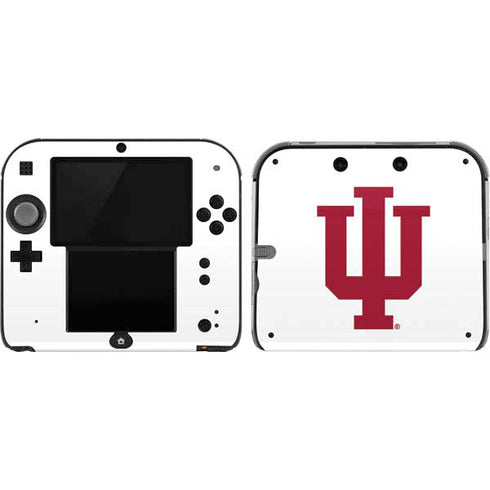 Indiana University IU Logo White Nintendo Skins
