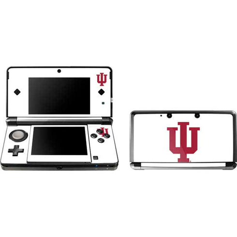 Indiana University IU Logo White Nintendo Skins