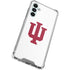 Indiana University IU Logo White Galaxy A13 5G Clear Case
