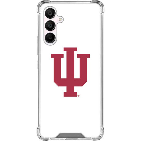 Indiana University IU Logo White Galaxy A16 5G Clear Case