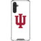 Indiana University IU Logo White Galaxy A17 Clear Case
