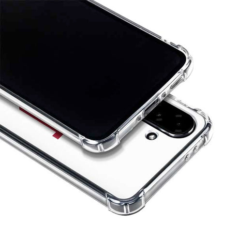 Indiana University IU Logo White Galaxy A36 5G Clear Case
