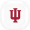 Indiana University IU Logo White Galaxy Buds Live Skin