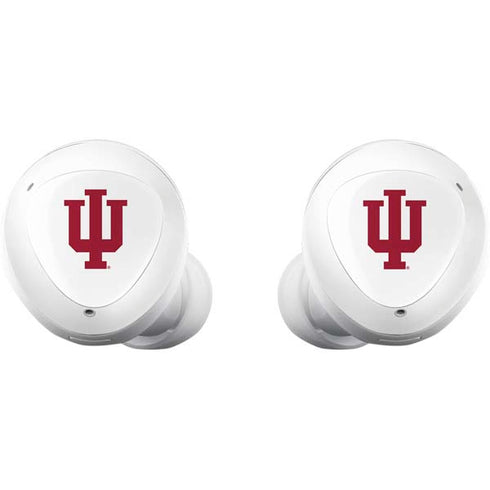 Indiana University IU Logo White Galaxy Buds Plus Skin