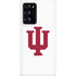 Indiana University IU Logo White Galaxy Cases