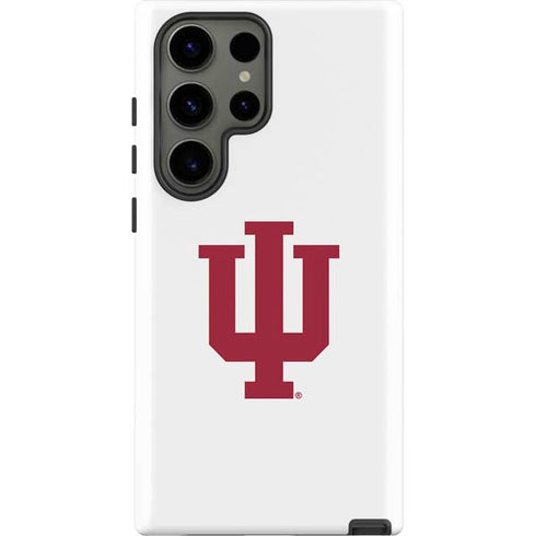 Indiana University IU Logo White Galaxy S23 Ultra Pro Case