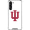 Indiana University IU Logo White Galaxy S24 FE Clear Case