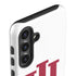 Indiana University IU Logo White Galaxy S25 Plus Impact Case