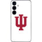Indiana University IU Logo White Galaxy S24 Skin