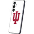 Indiana University IU Logo White Galaxy S24 Skin