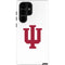 Indiana University IU Logo White Galaxy Cases