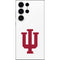 Indiana University IU Logo White Galaxy S25 Ultra Skin