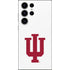 Indiana University IU Logo White Galaxy S24 Ultra Skin