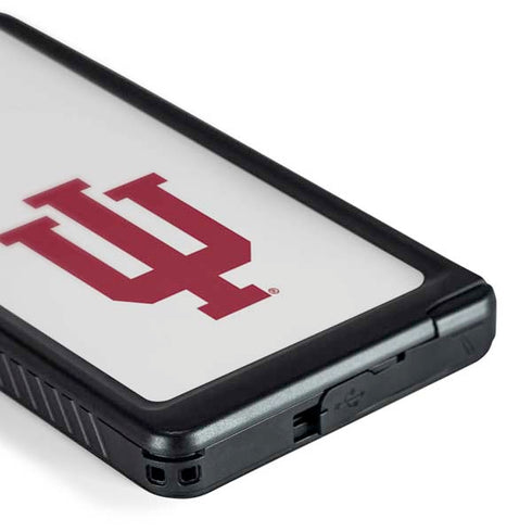 Indiana University IU Logo White Galaxy S24 Ultra Waterproof Case