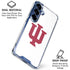 Indiana University IU Logo White Galaxy S25 Clear Case