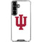 Indiana University IU Logo White Galaxy S26 Clear Case