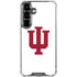 Indiana University IU Logo White Galaxy S26 Clear Case